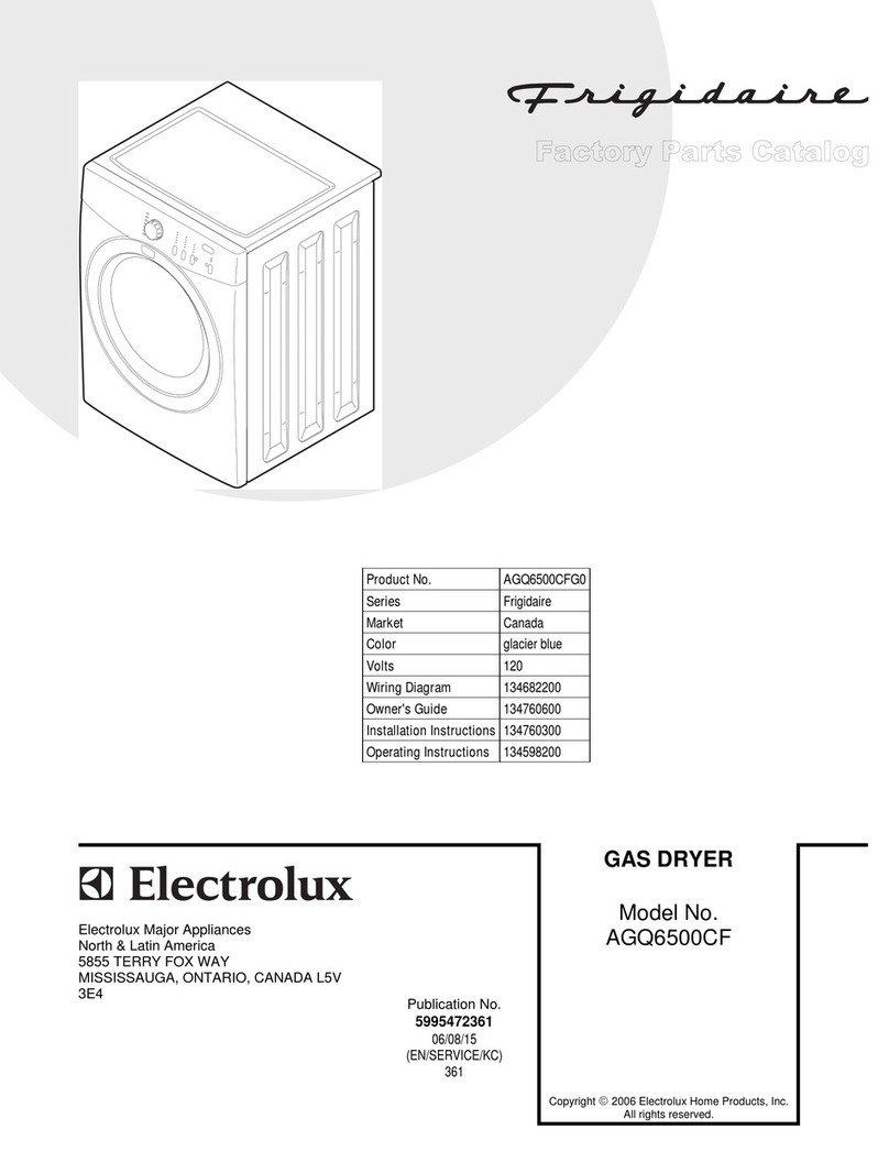 Frigidaire AGQ6500CF User manual Frigidaire AGQ6500CF User manual