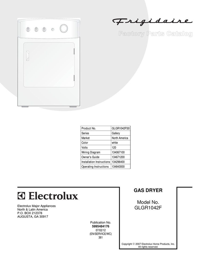 Frigidaire GLGR1042F User manual