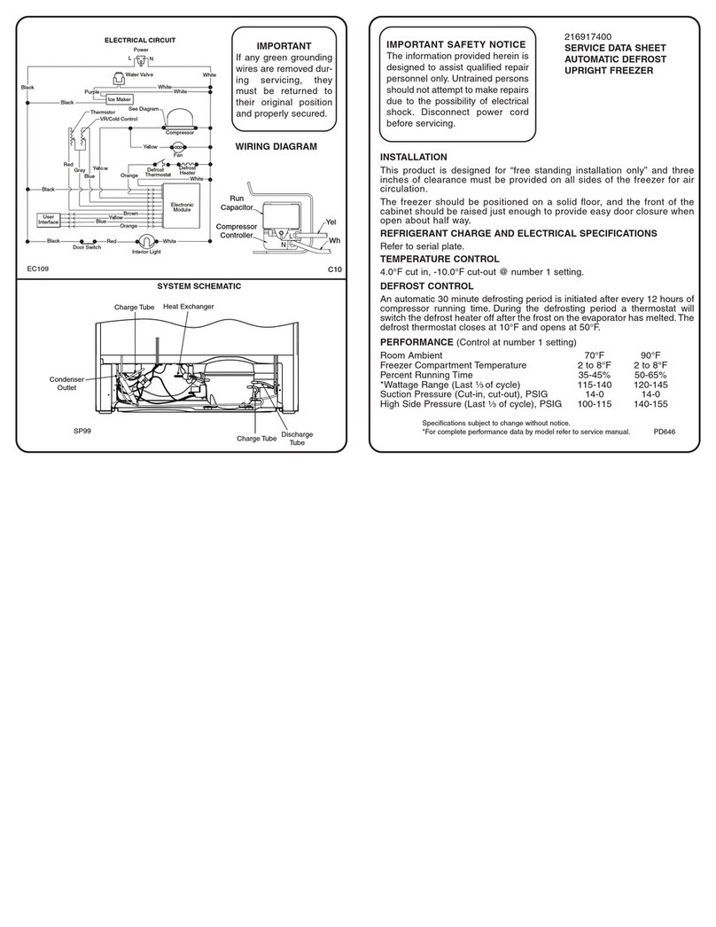 Frigidaire AFFU2068DW0 User guide