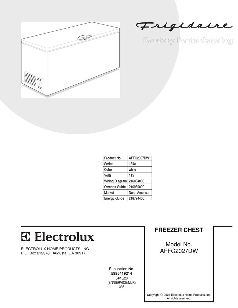 Frigidaire AFFC2027DW Factory parts catalog