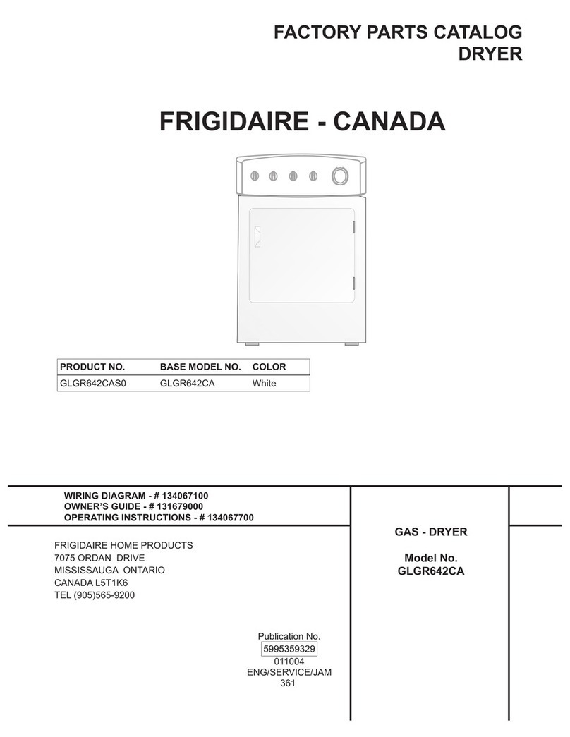 Frigidaire GLGR642CA Factory parts catalog