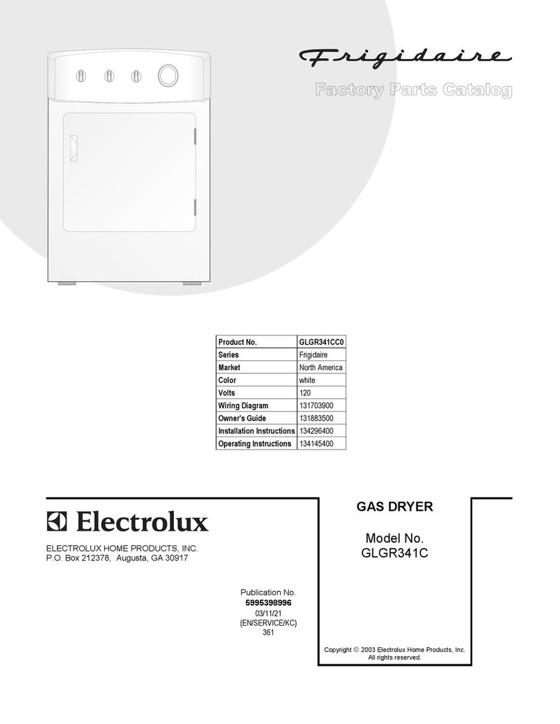 Frigidaire GLGR341C User manual