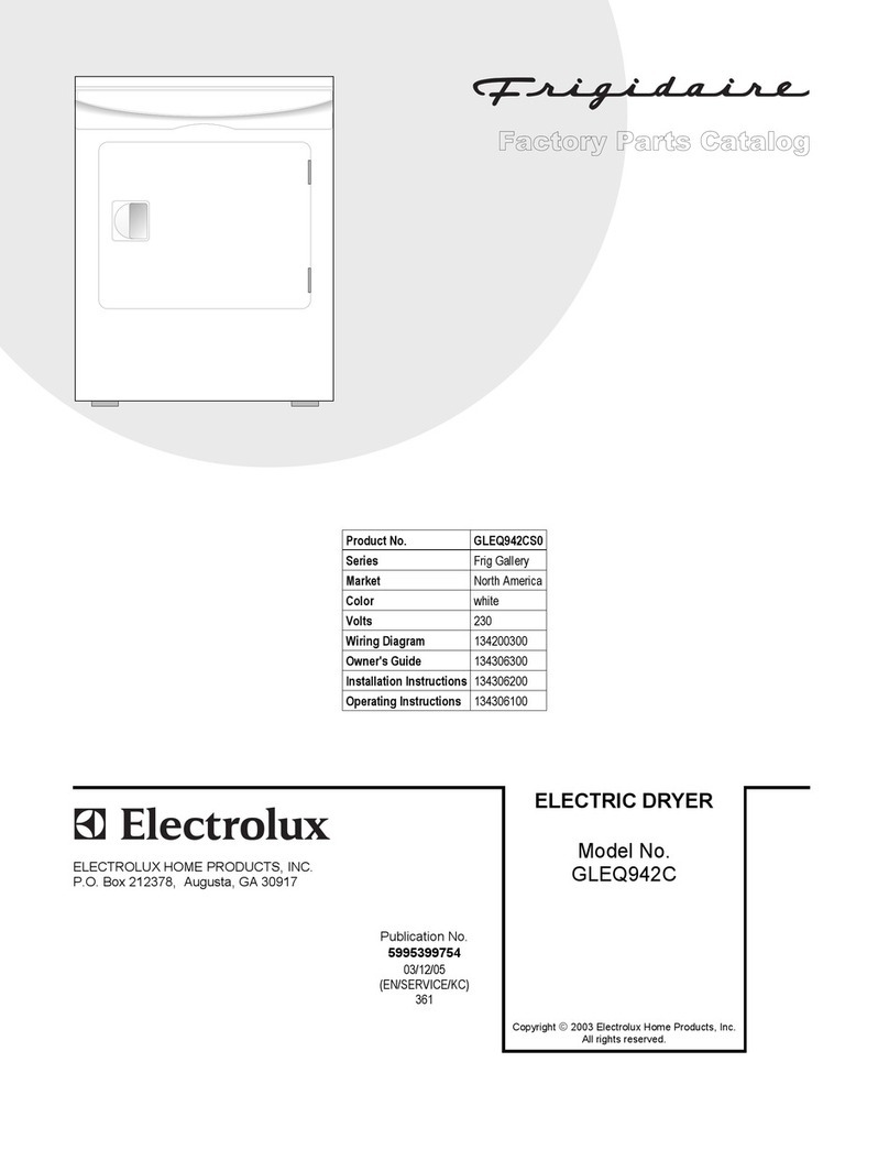 Frigidaire GLEQ942C Factory parts catalog