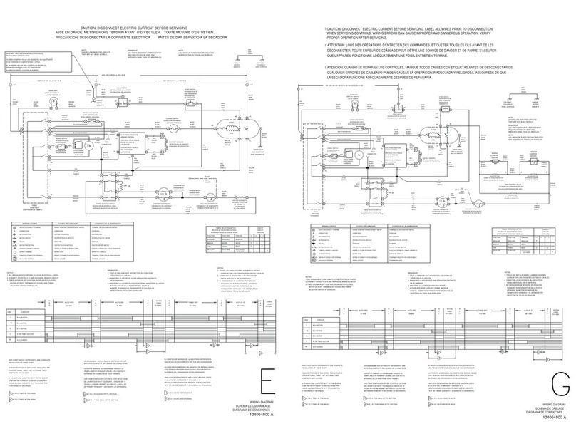 Frigidaire GLEQ642AS2 Wiring diagram