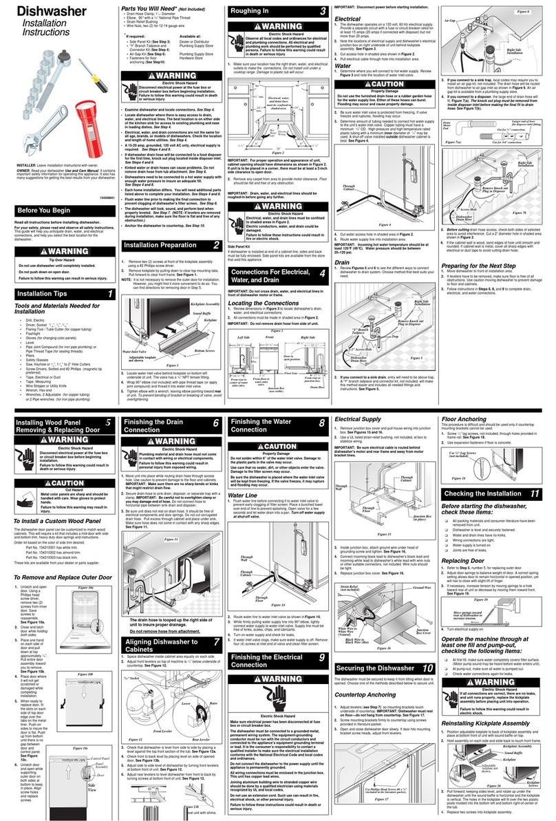 Frigidaire FDB979GFW2 User manual Frigidaire FDB979GFW2 User manual