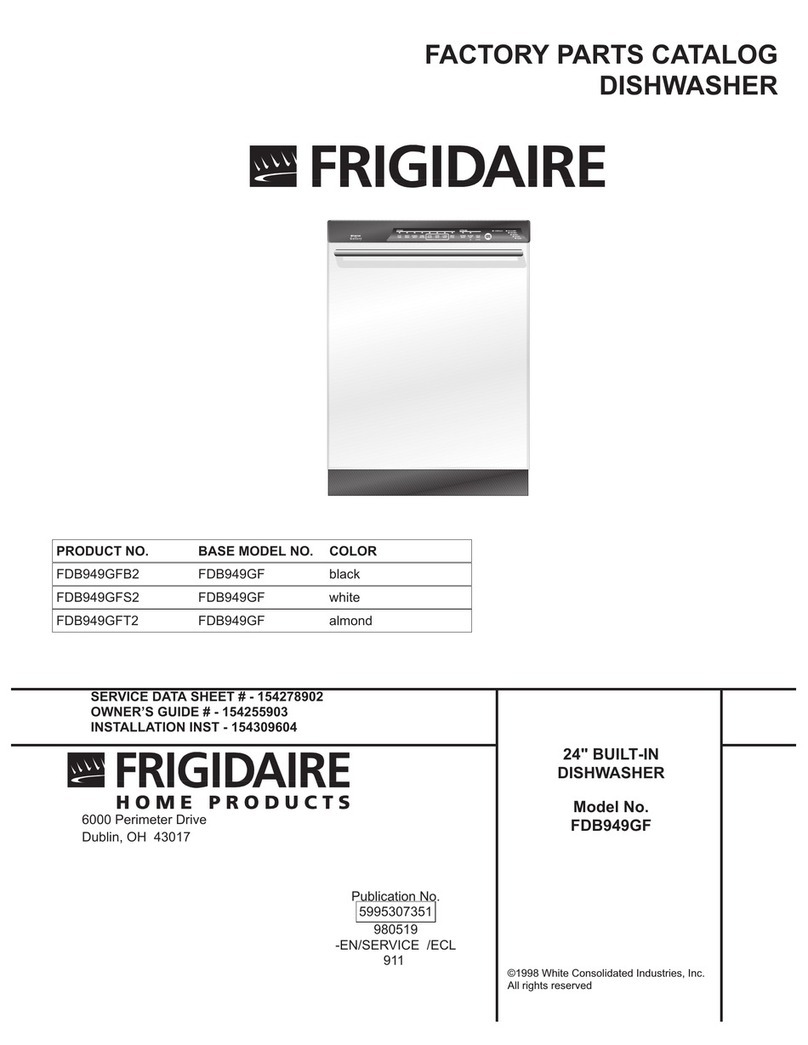 Frigidaire FDB949GF User manual