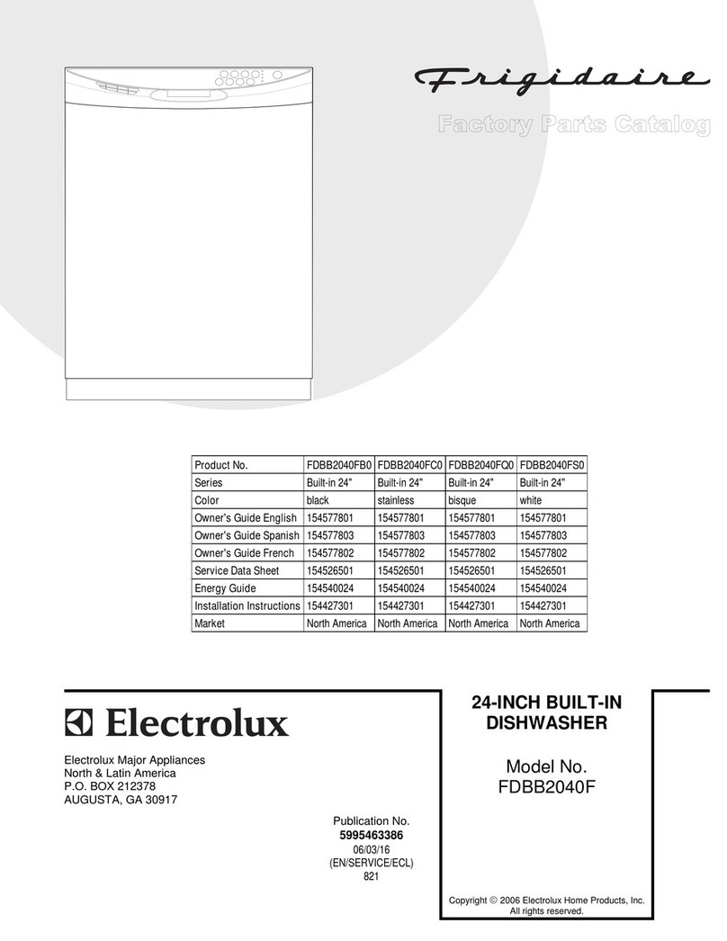 Frigidaire FDBB2040F User manual