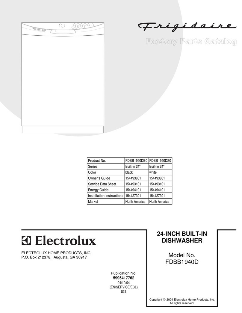 Frigidaire FDBB1940D Factory parts catalog
