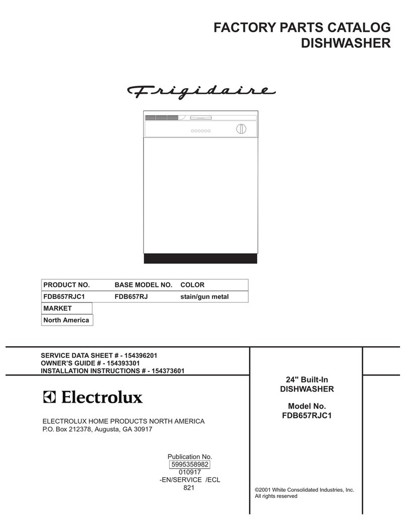 Frigidaire FDB657RJC1 User manual