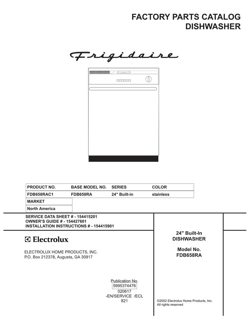 Frigidaire FDB658RA User manual