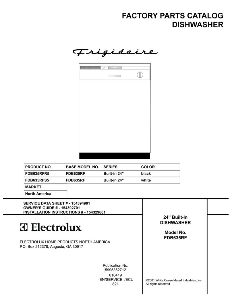 Frigidaire FDB635RF User manual Frigidaire FDB635RF User manual