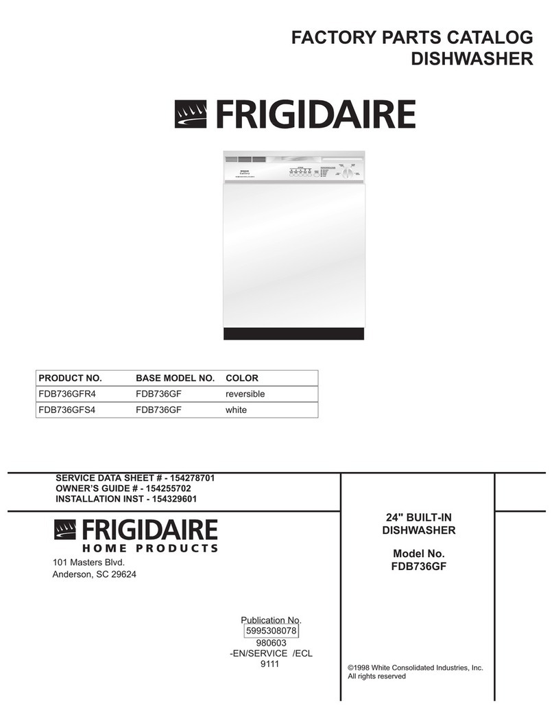 Frigidaire FDB736GF User manual