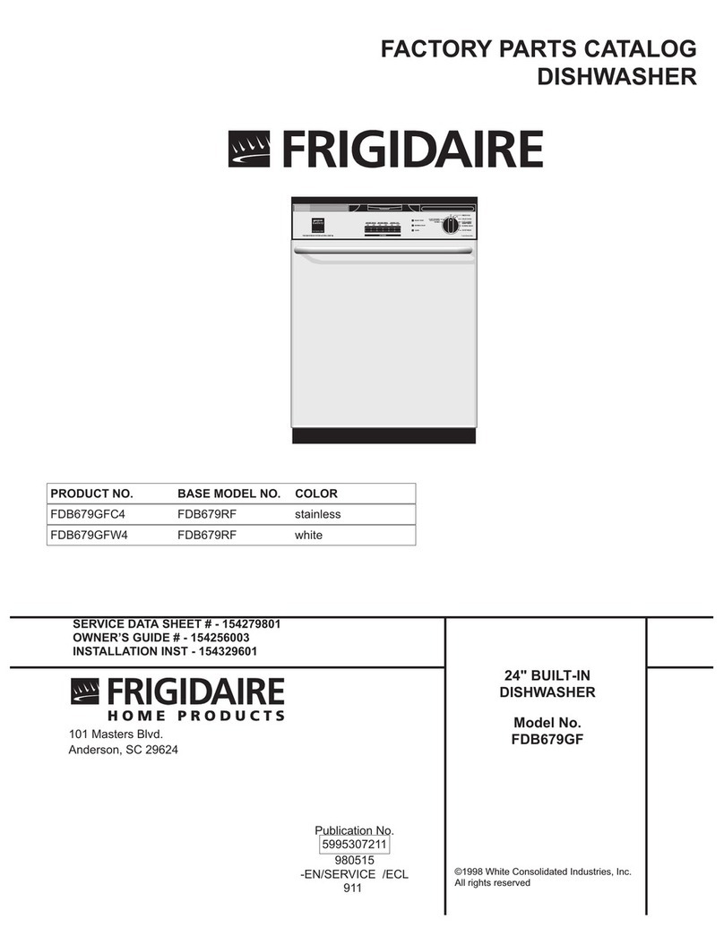 Frigidaire FDB679GF User manual