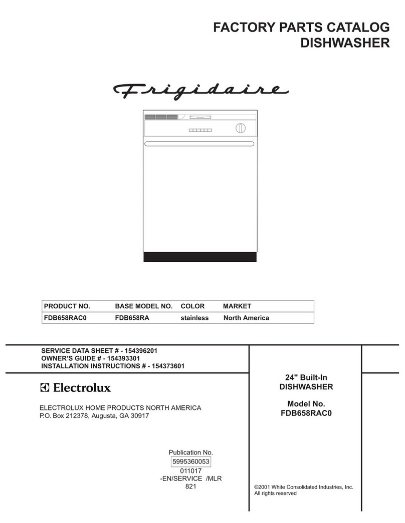 Frigidaire FDB658RAC0 User manual Frigidaire FDB658RAC0 User manual