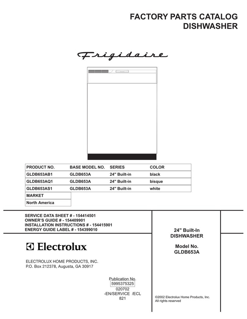 Frigidaire GLDB653A Factory parts catalog