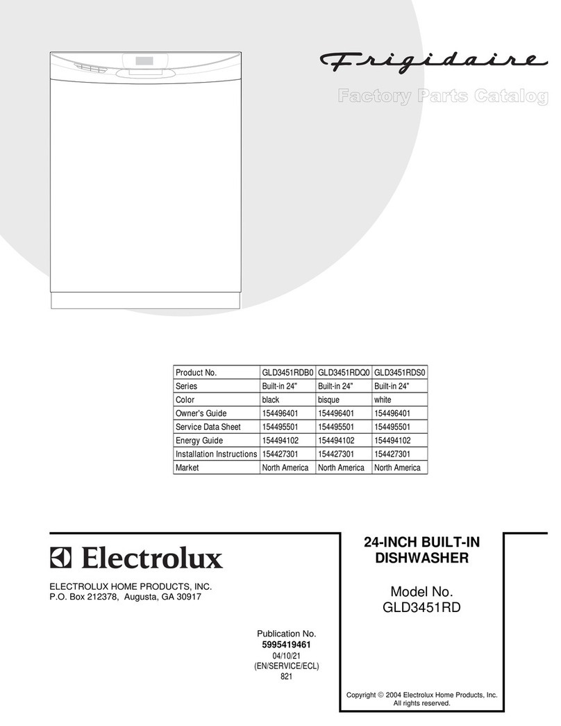 Frigidaire GLD3451RD Factory parts catalog