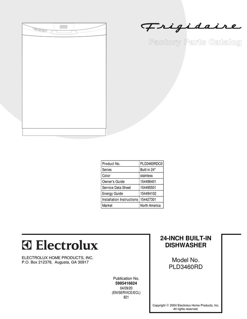 Frigidaire PLD3460RD User manual