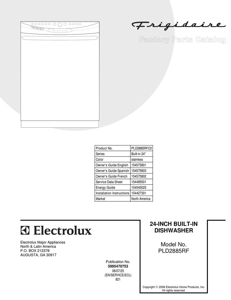 Frigidaire PLD2885RFC User manual