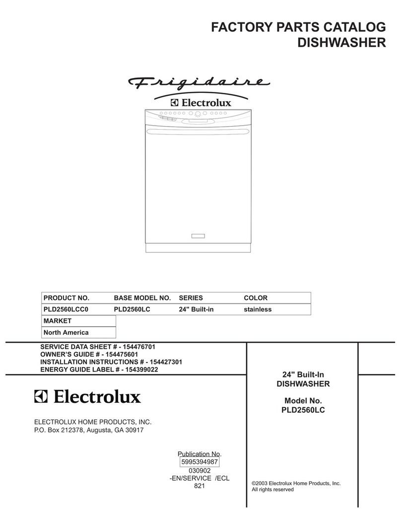 Frigidaire PLD2560LC Factory parts catalog