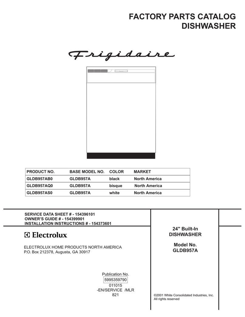Frigidaire GLDB957A User manual