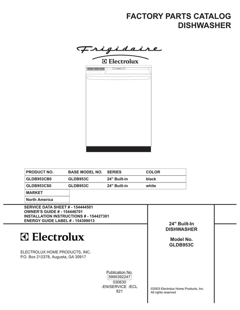 Frigidaire GLDB953C Factory parts catalog