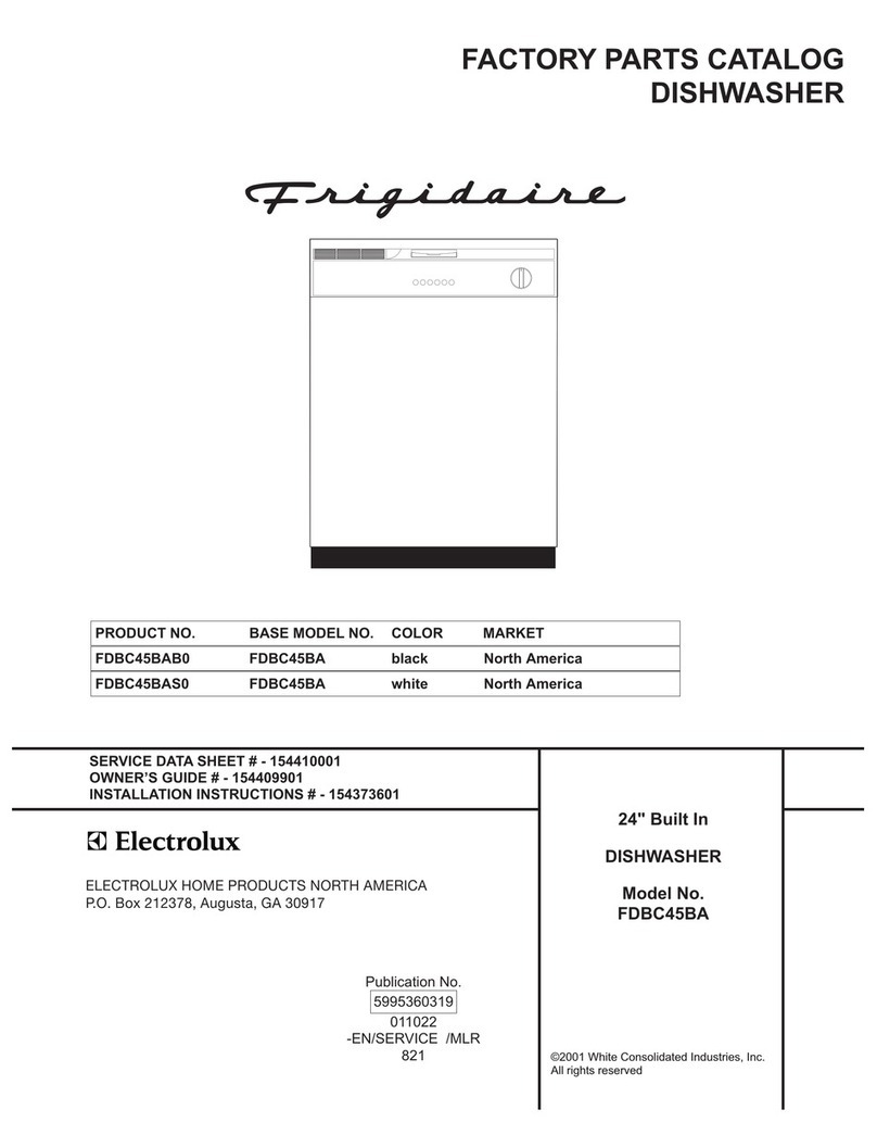 Frigidaire FDBC45BA User manual