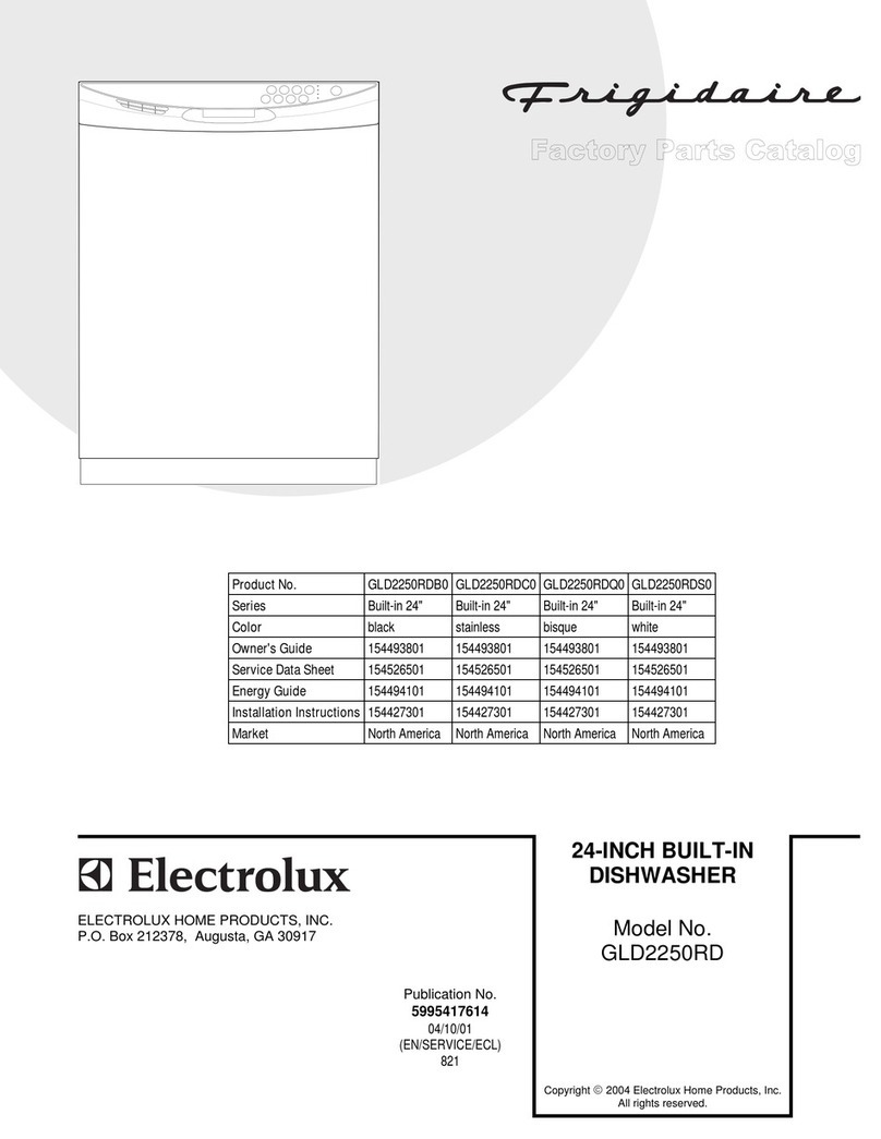Frigidaire Gallery GLD2250RD S Factory parts catalog
