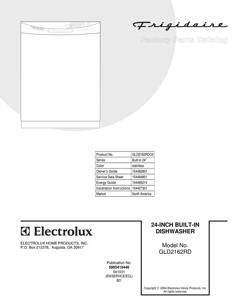 Frigidaire GLD2162RD User manual