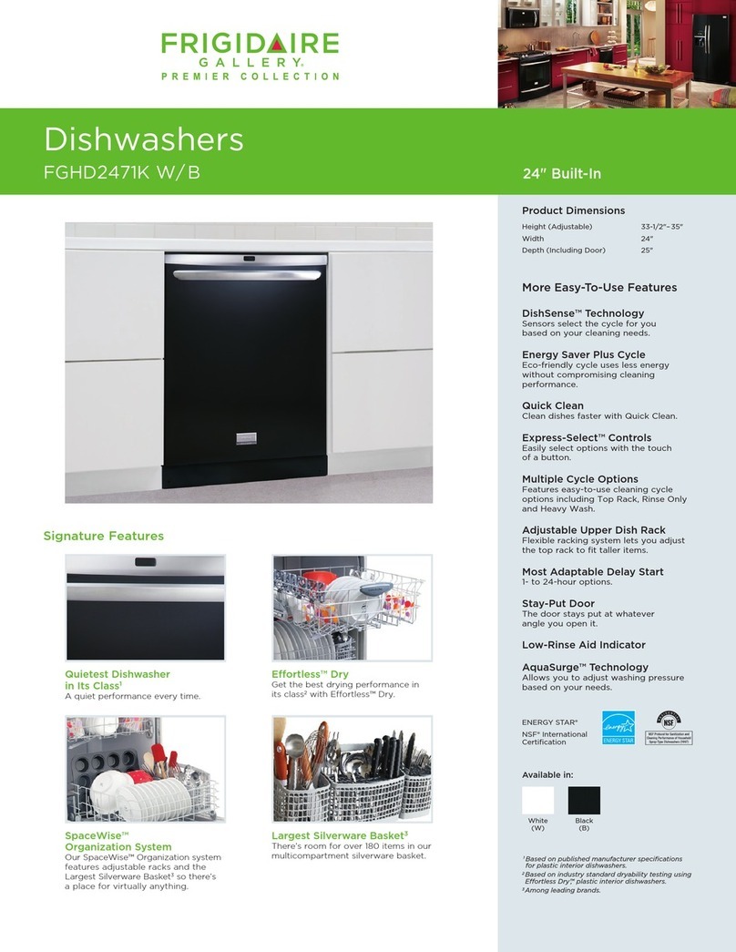 Frigidaire Gallery Premier FGHD2471K User manual