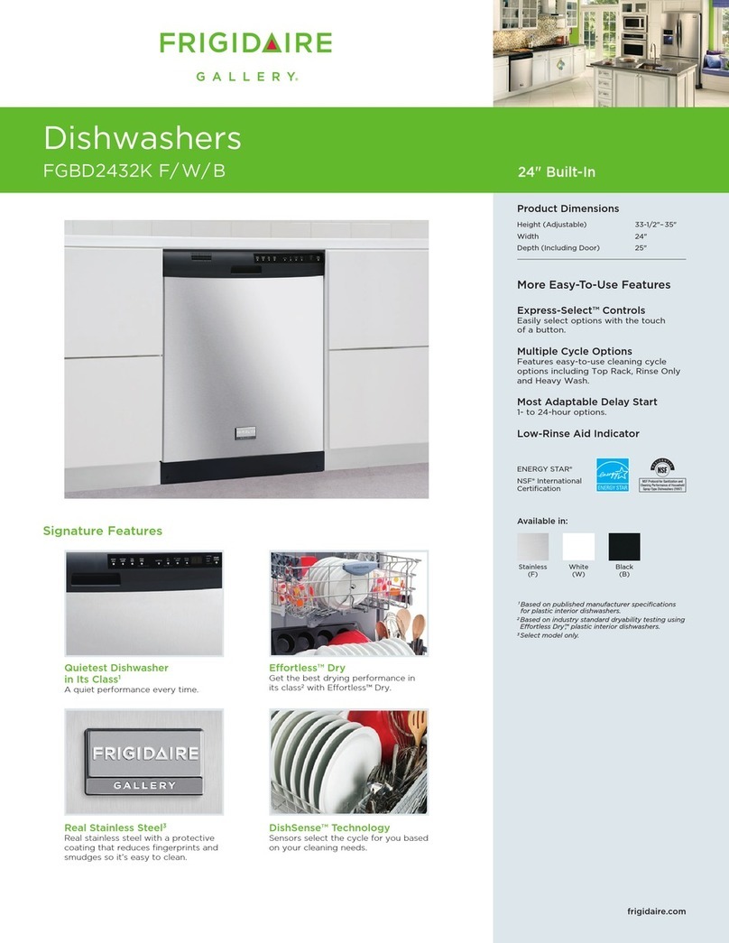 Frigidaire Gallery FGBD2432K User manual