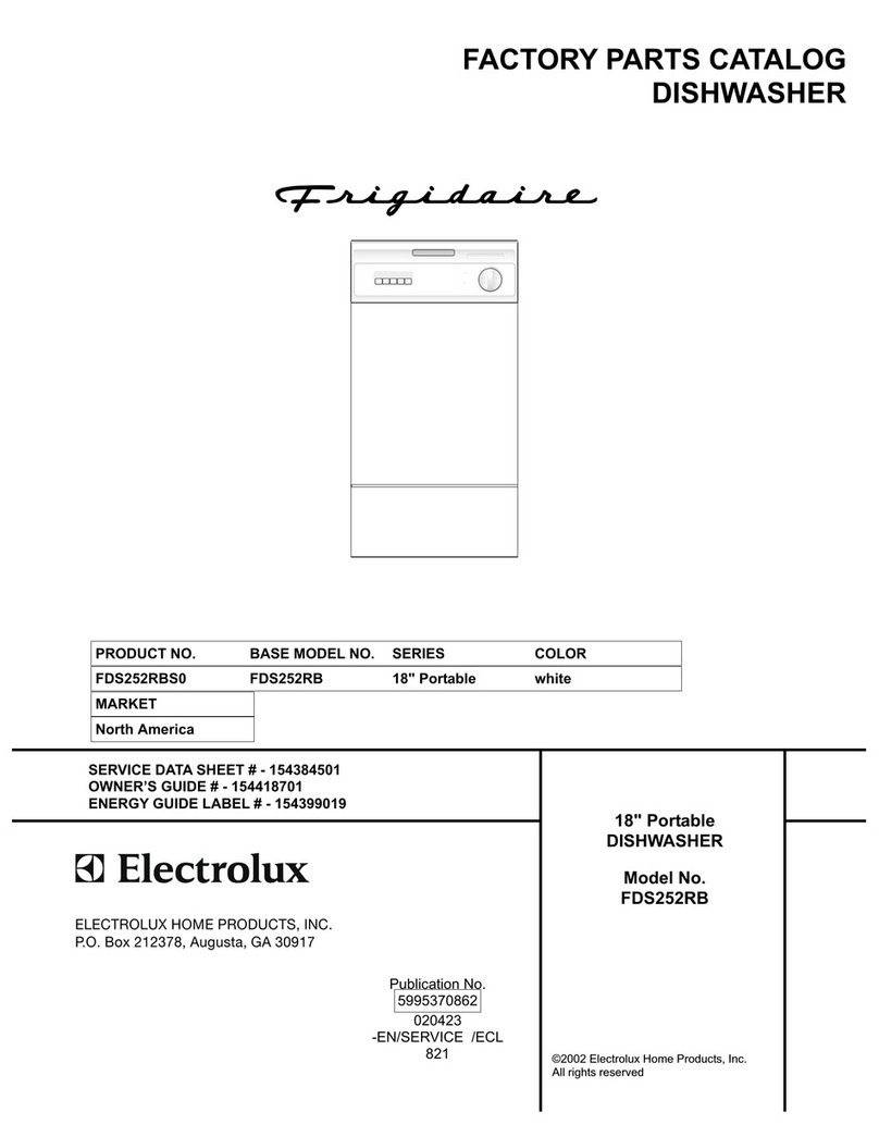 Frigidaire FDS252RB User manual Frigidaire FDS252RB User manual