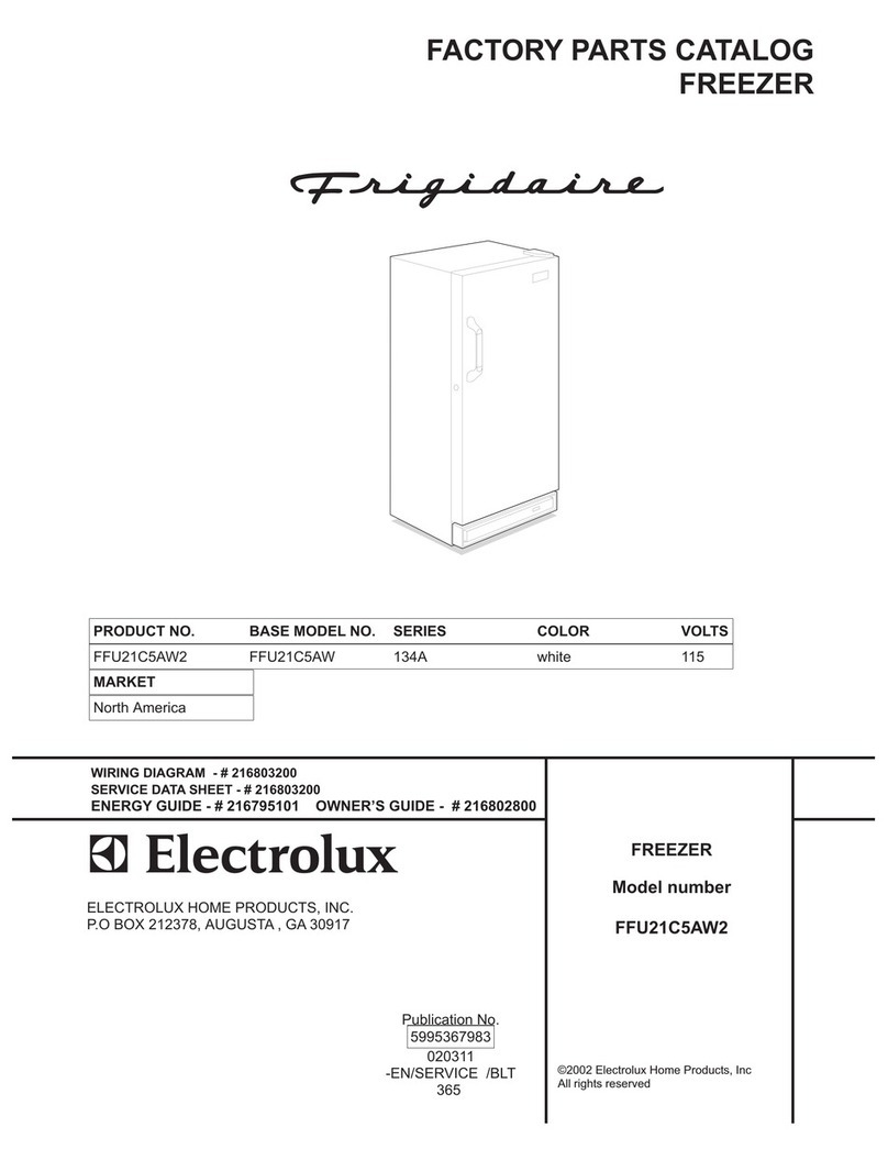 Frigidaire FFU21C5AW2 User manual