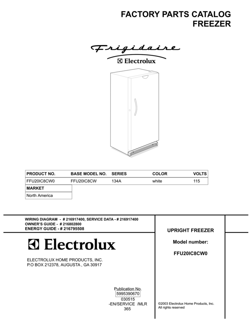 Frigidaire FFU20IC8CW0 User manual