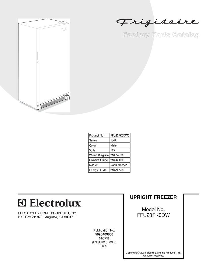 Frigidaire FFU20FK0DW User manual