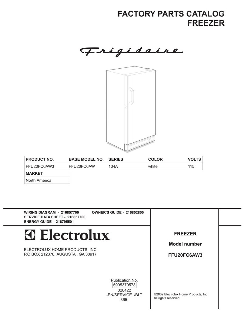 Frigidaire FFU20FC6AW3 User manual