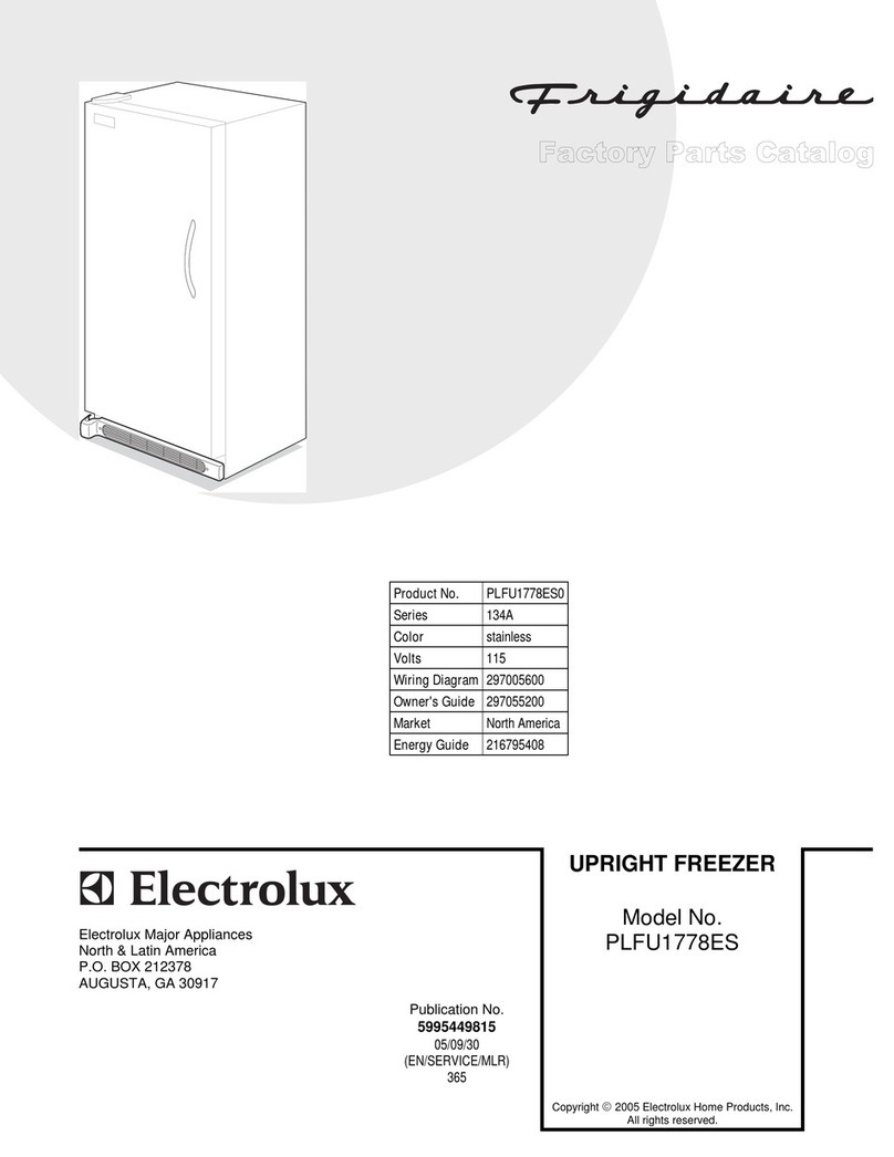 Frigidaire PLFU1778ES Factory parts catalog