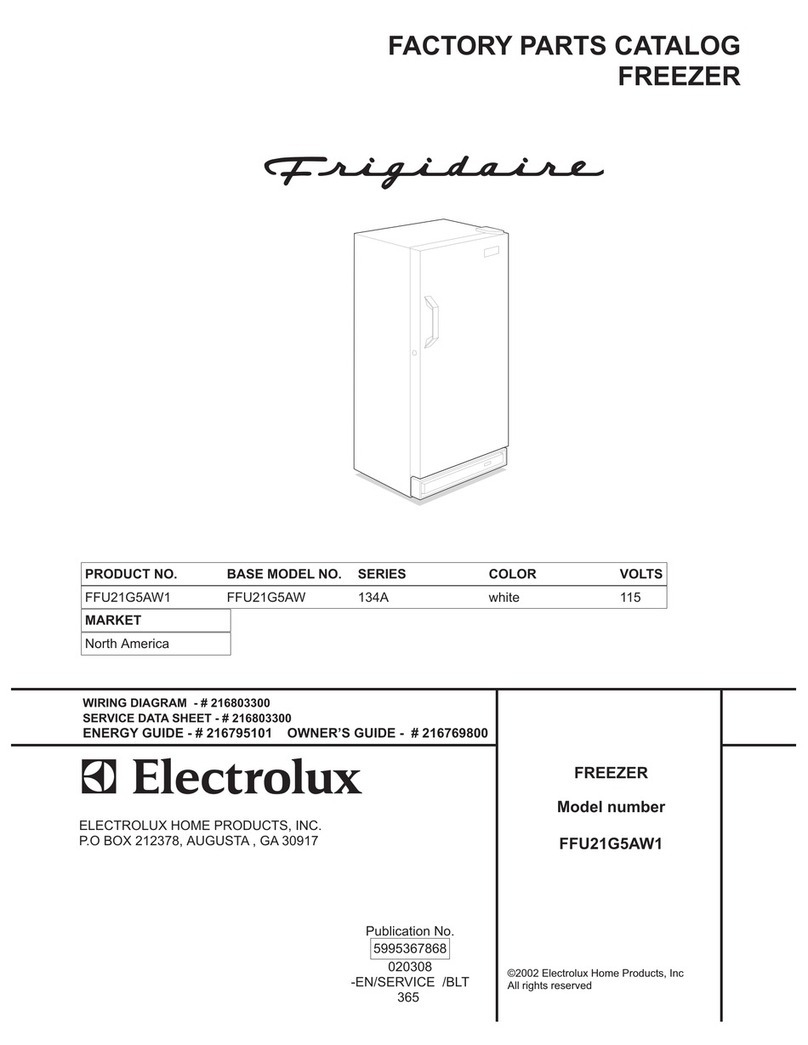 Frigidaire FFU21G5AW1 User manual