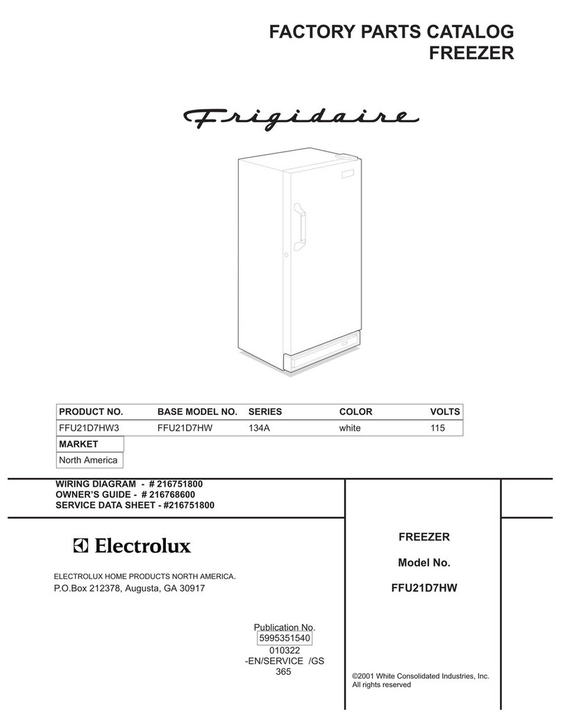 Frigidaire FFU21D7HW User manual Frigidaire FFU21D7HW User manual