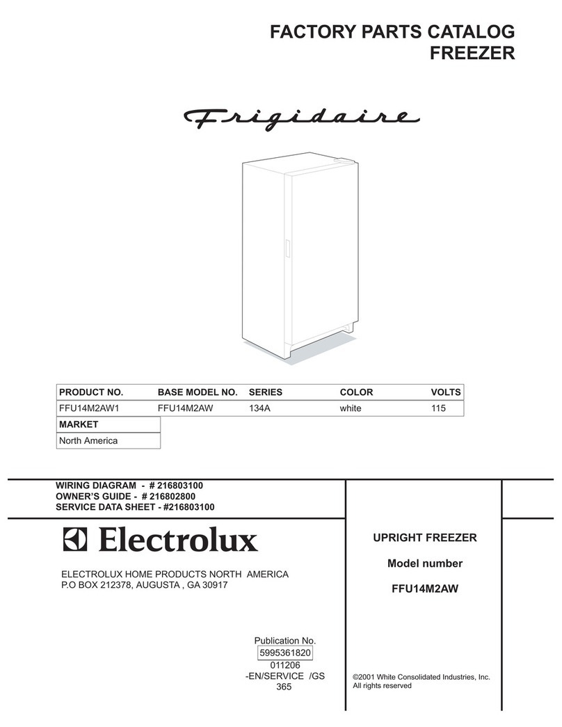 Frigidaire FFU14M2AW User manual Frigidaire FFU14M2AW User manual