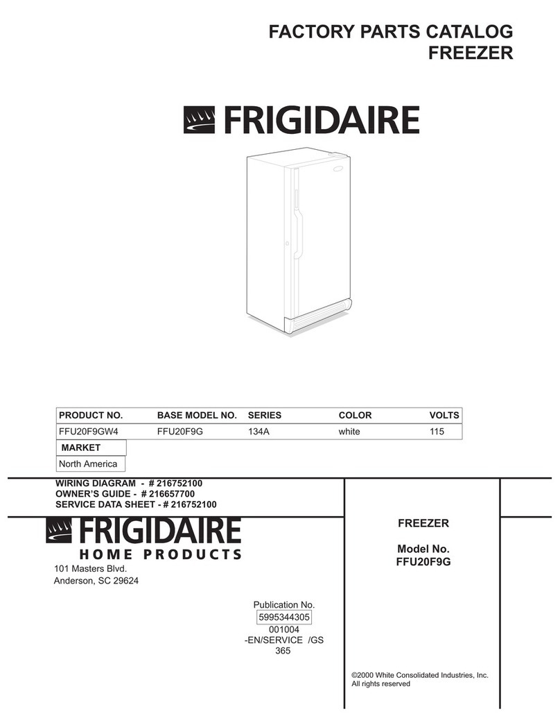 Frigidaire FFU20F9G User manual