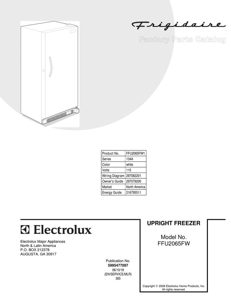 Frigidaire FFU2065F Factory parts catalog