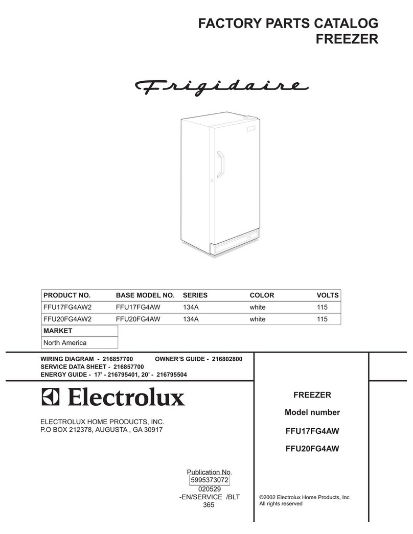 Frigidaire FFU17FG4AW User manual