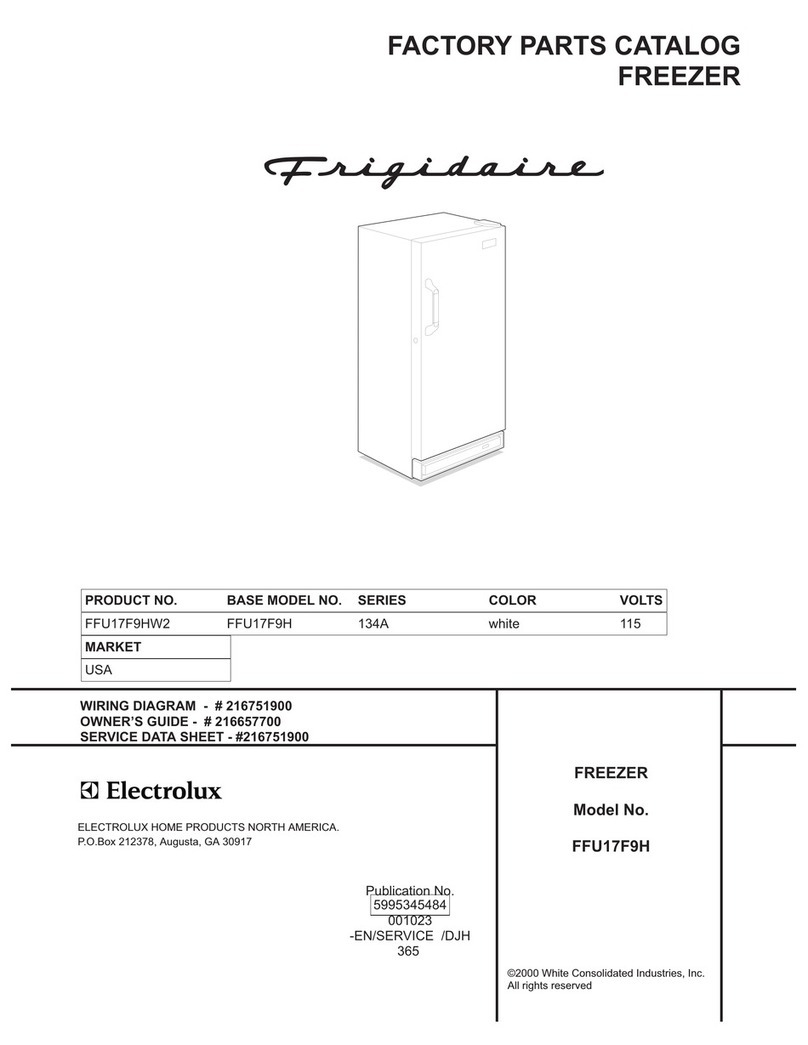 Frigidaire FFU17F9H Factory parts catalog