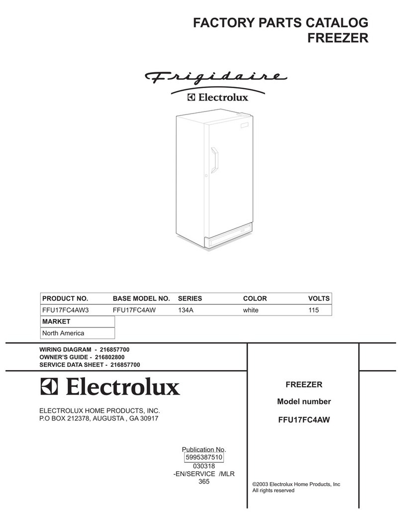 Frigidaire FFU17FC4AW User manual Frigidaire FFU17FC4AW User manual