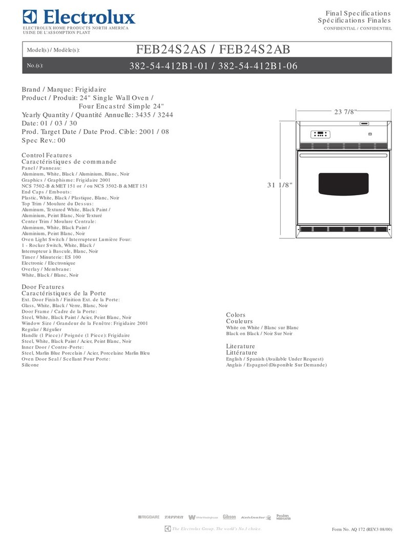 Frigidaire FRIGIDAIRE FEB24S2A User manual