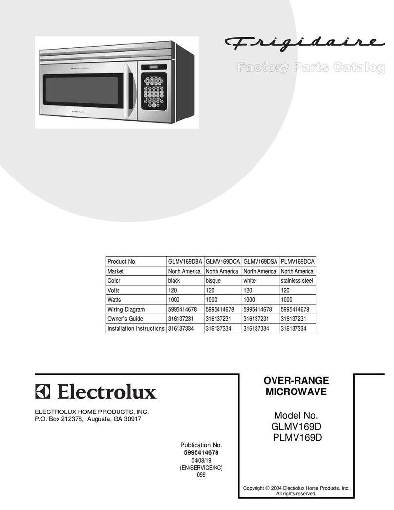 Frigidaire GLMV169D Factory parts catalog