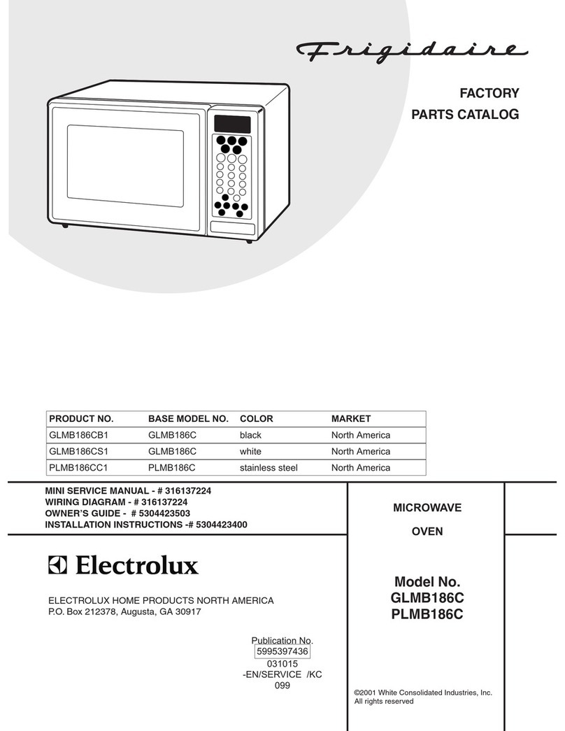 Frigidaire GLMB186C User manual Frigidaire GLMB186C User manual