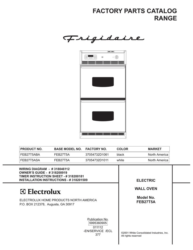 Frigidaire FEB27T5A User manual