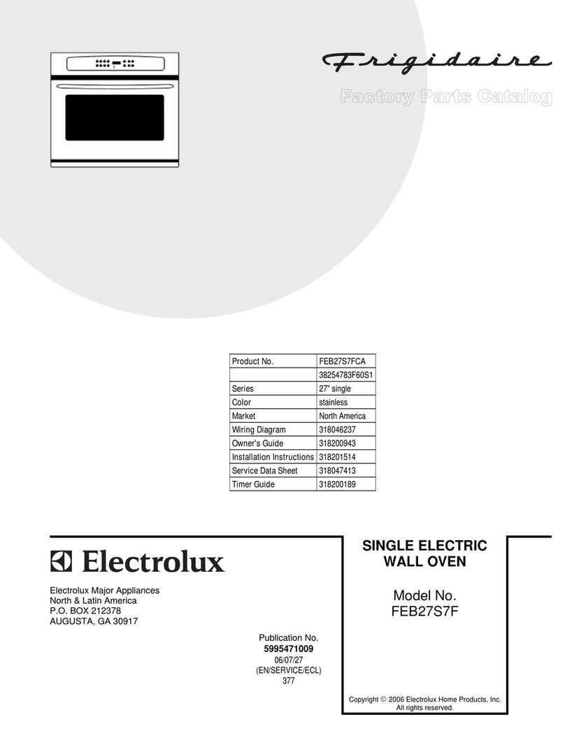Frigidaire FEB27S7F Factory parts catalog