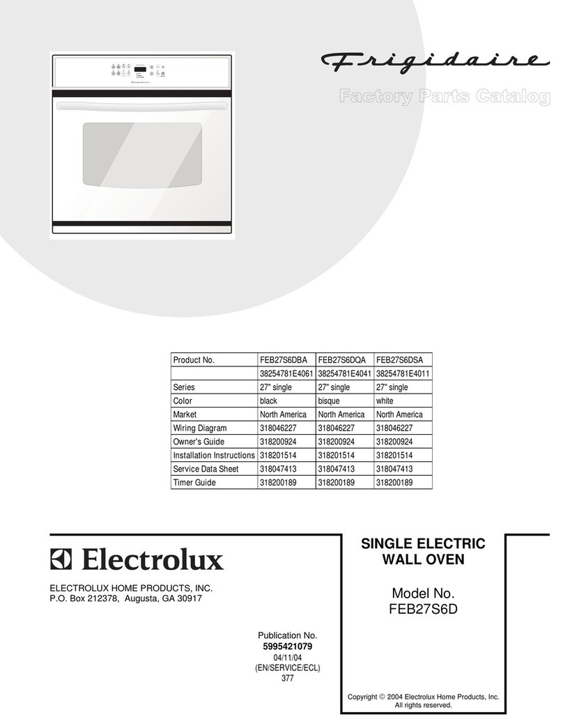 Frigidaire FEB27S6D User manual